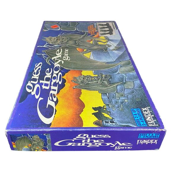 Vintage Guess the Gargoyle board game Fundex 1994 Open Box Spooky 100% COMPLETE! - Picture 7 of 16